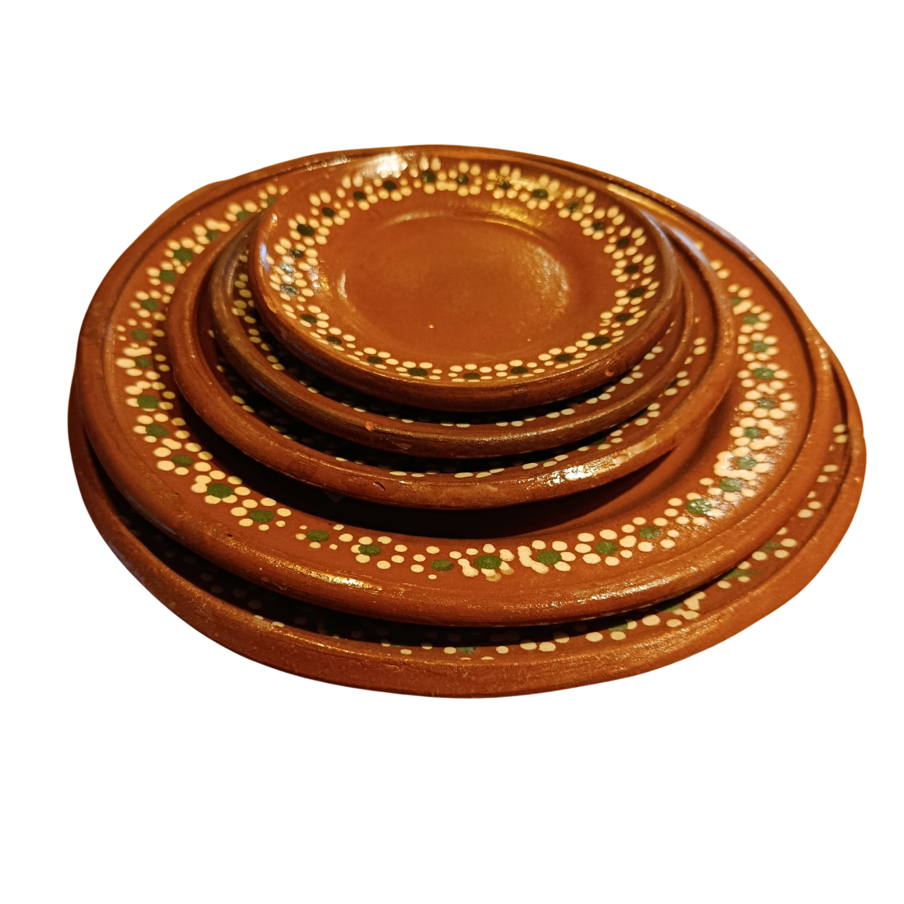 Assiette Plate Mexicaine en Terre Cuite