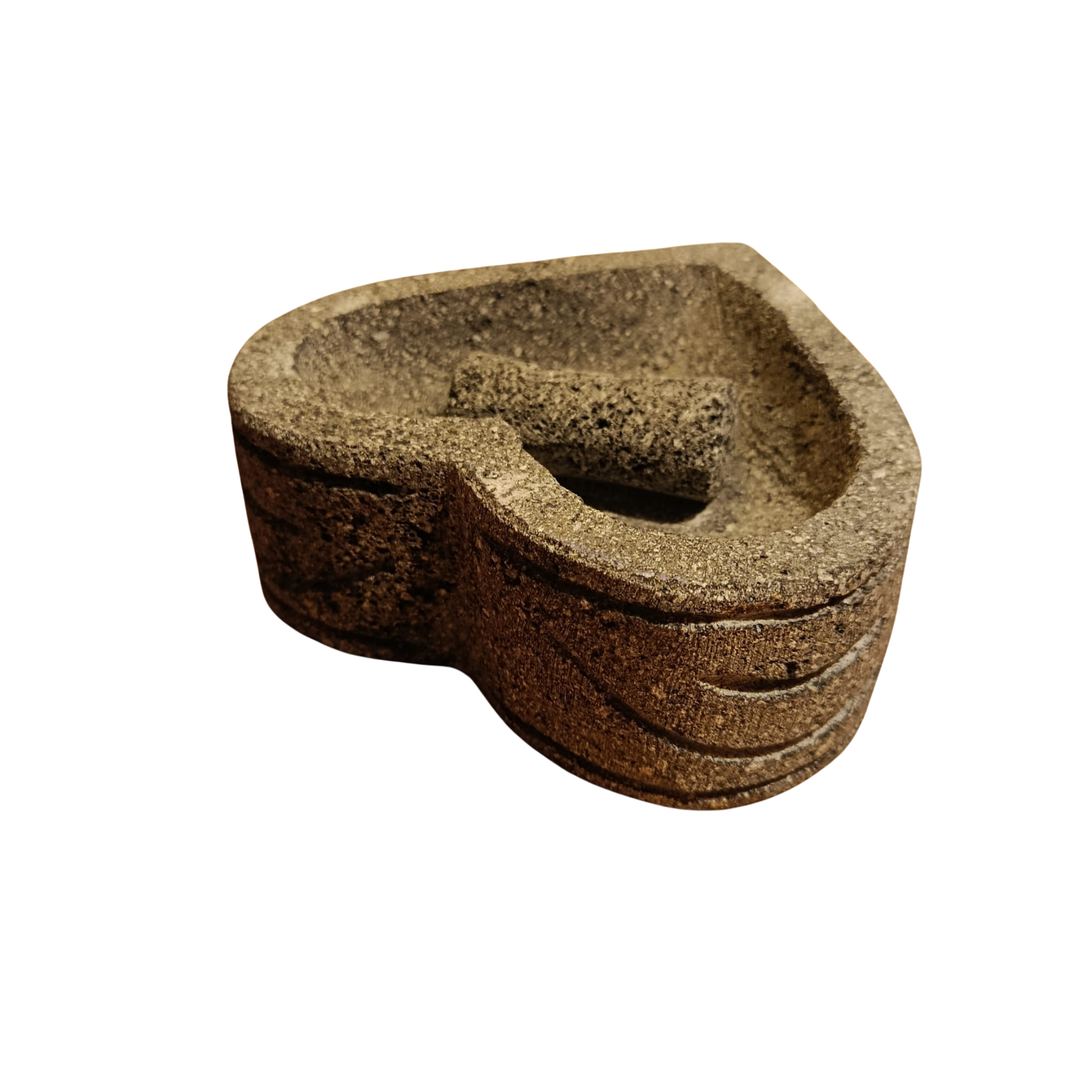 Molcajete Cœur 16 cm – Image 2